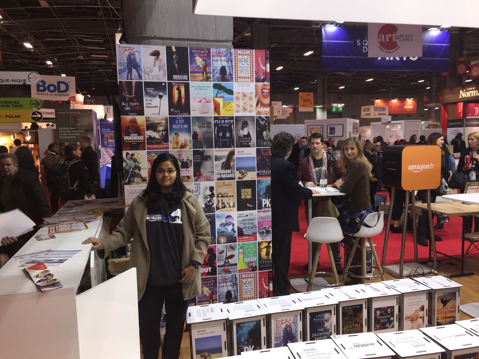 Abbi at the Paris Book Fair